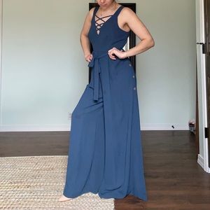Slit-leg Jumpsuit